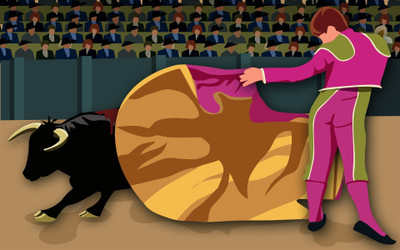 

Sports Bullfighting Wall Poster Paper Print(12 inch X 18 inch, Rolled)
