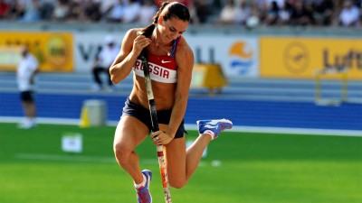 

Akhuratha Poster Sports Yelena Isinbayeva Athletics HD Wallpaper Background Fine Art Print(12 inch X 18 inch, Rolled)