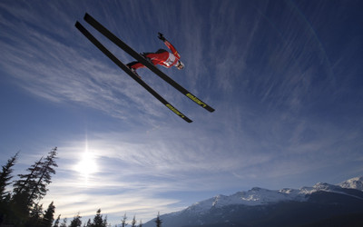 Akhuratha Poster Sports Skiing HD Wallpaper Background Fine Art Print(12 inch X 18 inch, Rolled)