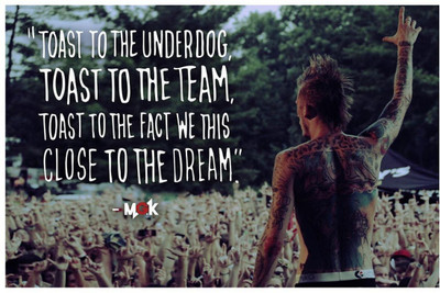 

Aabhaas Wall Poster Machine Gun Kelly- Toast to the underdog Paper Print(12 inch X 18 inch, Rolled)