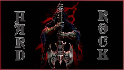 

music-dark-guitar-hard-rock-rock-cgypagaa Wall Poster Paper Print(12 inch X 18 inch, Rolled)