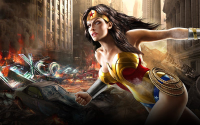 

Comics Wonder Woman Fine Art Paper Print Poster Paper Print(12 inch X 18 inch, Rolled)
