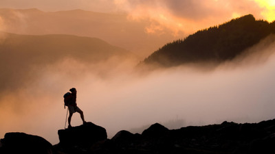 

Akhuratha Poster Sports Hiking HD Wallpaper Background Fine Art Print(12 inch X 18 inch, Rolled)