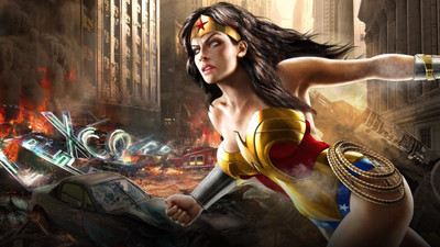 

Comics Wonder Woman Fine Art Paper Print Poster Photographic Paper(12 inch X 18 inch, Rolled)