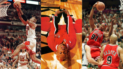

Akhuratha Poster Sports Chicago Bulls Basketball Dennis Rodman HD Wallpaper Background Fine Art Print(12 inch X 18 inch, Rolled)