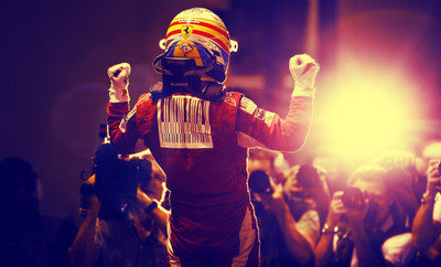 Sports Fernando Alonso Wall Poster Paper Print(12 inch X 18 inch, Rolled)