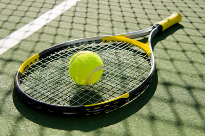 

Sports Tennis Racquet Ball Wall Poster Paper Print(12 inch X 18 inch, Rolled)