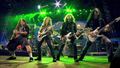 

music-heavy-metal-metallica-slayer-megadeth-anthrax-pydjzzdd Wall Poster Paper Print(12 inch X 18 inch, Rolled)