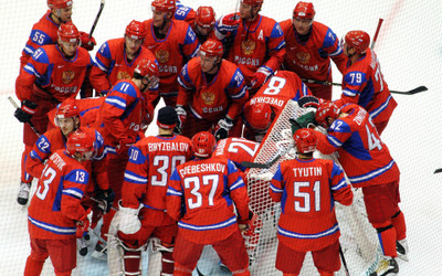 

Sports Hockey Russian Olympic Wall Poster Paper Print(12 inch X 18 inch, Rolled)