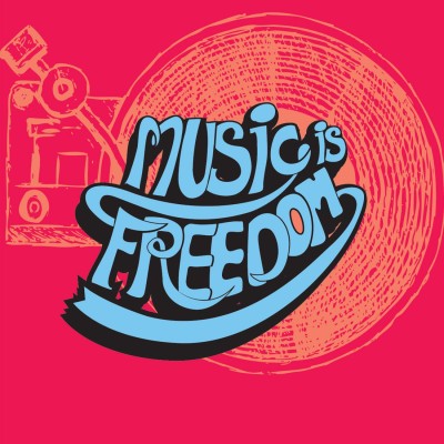 

Akhuratha Wall Poster Music is Freedom Paper Print(12 inch X 18 inch, Rolled)