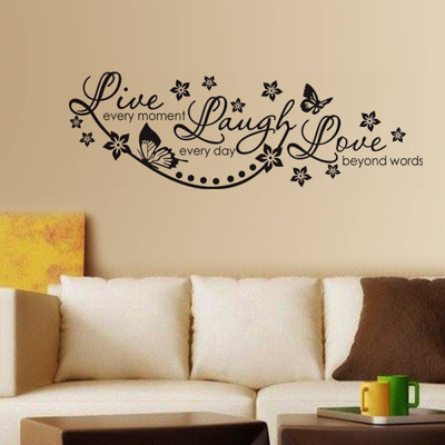 

Aabhaas Wall Poster -sticke-aquire-live-la-h-and-love-quote-family-bnsjr- Paper Print(12 inch X 18 inch, Rolled)