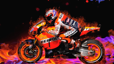 

Sports Motorcycle Racing Wall Poster Paper Print(12 inch X 18 inch, Rolled)