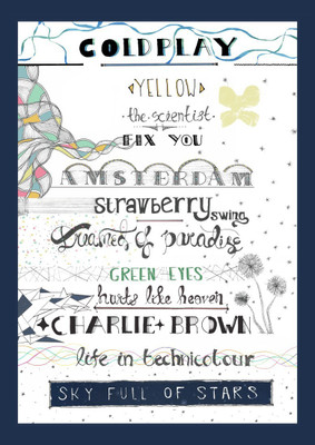 

Aabhaas Wall Poster Coldplay Paper Print(12 inch X 18 inch, Rolled)