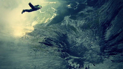 

Sports Base Jumping Wall Poster Paper Print(12 inch X 18 inch, Rolled)