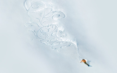 Akhuratha Poster Sports Snowboarding HD Wallpaper Background Fine Art Print(12 inch X 18 inch, Rolled)