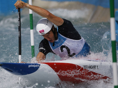 

Sports Whitewater Slalom Wall Poster Paper Print(12 inch X 18 inch, Rolled)