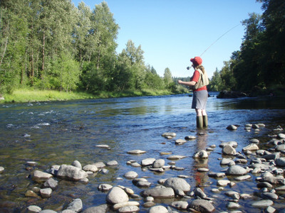 

Sports Fishing River Man Sport Fishing Rod Wall Poster Paper Print(12 inch X 18 inch, Rolled)