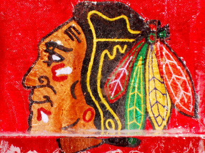 

Sports Chicago Blackhawks Basketball Wall Poster Paper Print(12 inch X 18 inch, Rolled)