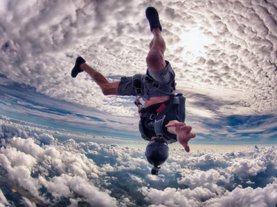 

Sports Skydiving Wall Poster Paper Print(12 inch X 18 inch, Rolled)