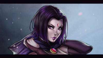 

Teen Titans Raven Frameless Fine Quality Poster Paper Print(12 inch X 18 inch, Rolled)