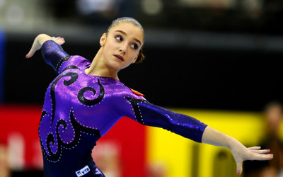 

Akhuratha Poster Sports Aliya Mustafina Woman Gymnest HD Wallpaper Background Fine Art Print(12 inch X 18 inch, Rolled)