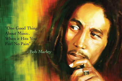 

Wall Poster Bob Marley Paper Print(12 inch X 18 inch, Rolled)