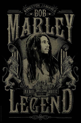

Aabhaas Wall Poster Bob Marley Grunge Paper Print(12 inch X 18 inch, Rolled)