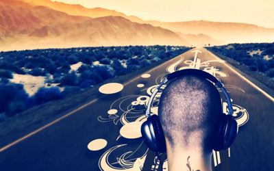 

music-headphones-uaqdbwp Wall Poster Paper Print(12 inch X 18 inch, Rolled)