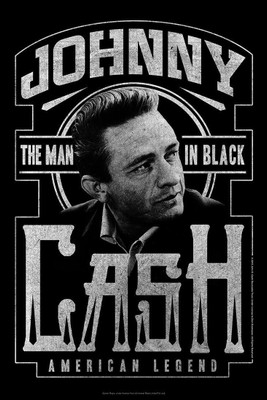 

Wall Poster Johnny Cash B/W Paper Print(12 inch X 18 inch, Rolled)