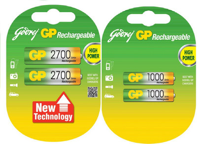

Godrej GP GP Combo Rechargeable Ni-MH Battery
