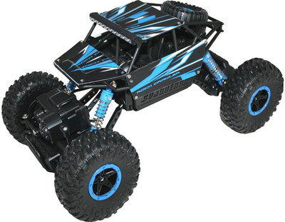 

PRESENTSALE 1:18 4WD Rally Car Rock Crawler Off Road Race Monster Truck(Blue, Black), Black;blue