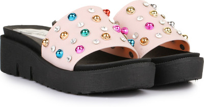 

Adorn Women Pink Wedges