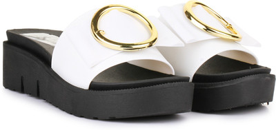 

Adorn Women White Wedges