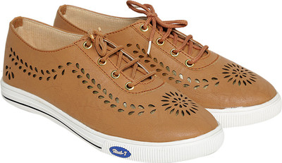 

Trendy Look Lazer Sneakers For Women(Beige