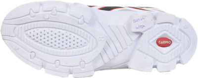 

CAMRO BOLTO4WHITEBLACKRED Walking Shoes For Men(White, Red, Whiteblackred