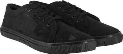 

LeatherKraft Men's Sneakers For Men(Black