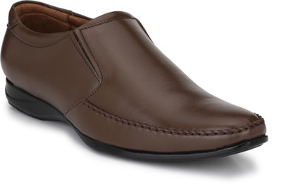 

ENGLISH Perfect Styles Derby Slip On For Men(Brown