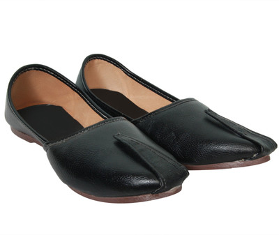 

Johnnie Boy Black Jutti Slip On For Men(Black