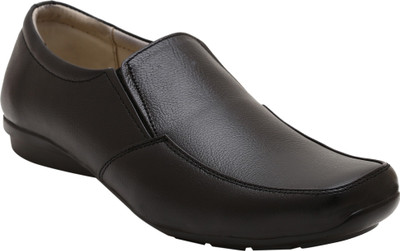 

REAL TUCKER Genuine Leather Party Wear For Men(Black
