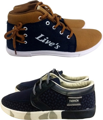 

lavyansh Canvas Shoes For Men(Multicolor, Multi