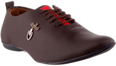 Stylos Mens Brown Casual Shoes Casuals For Men(Brown) Stylos Mens Brown Casual Shoes Casuals For Men(Brown)