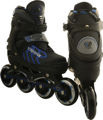 

Dezire SUXFLY In-line Skates - Size 7-9 UK(Black, Blue)