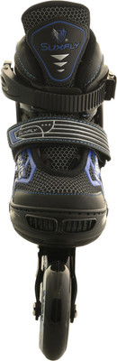 

Running Suxfly Adjustable In-line Skates - Size 7-9 UK(Black), Blue;black