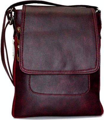 

Bizarre Vogue Women Casual Maroon PU Sling Bag