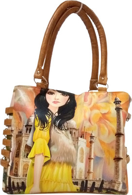 

VShine Girls Casual Tan Leatherette Shoulder Bag