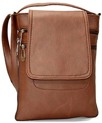 

Bizarre Vogue Women Casual Brown PU Sling Bag