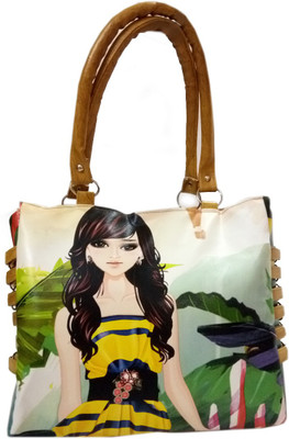 

VShine Girls Casual Yellow Leatherette Shoulder Bag