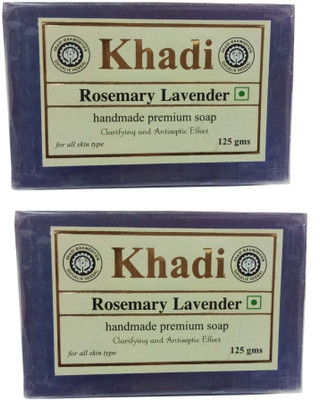 

Khadi Shivalik Rosemary Lavender Handamde Premium Soap (Pack of 2) 250 GMS(250 g, Pack of 2)