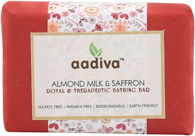 

Aadiva Almond Milk & Saffron Exotic Soap(100 g)