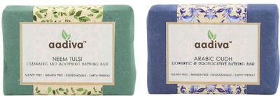 

Aadiva Neem Tulsi and Arabic Oudh Soap(200 g, Pack of 2)